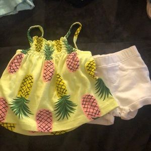 Carter Girls pineapple 🍍 2pc set